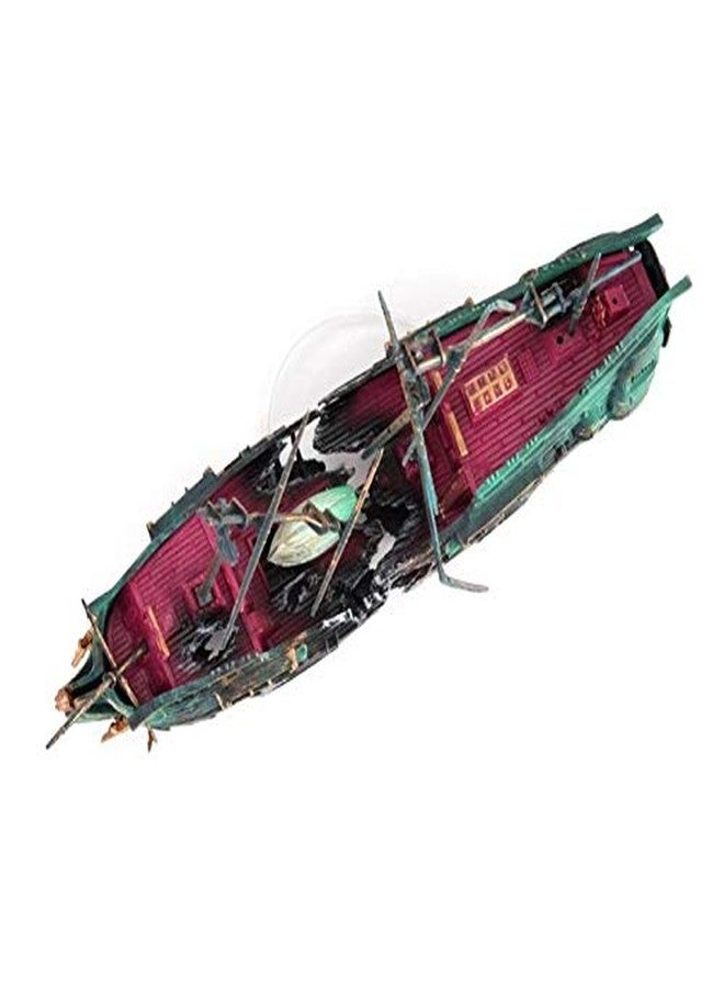 Srliya Aquarium Ornaments Ship 27 * 11 * 13 Aquarium Shipwreck Decorations Set - Image 3